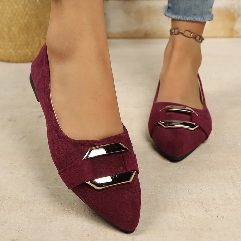 Women'S Shoes Clogs - Sepatu Flat Wanita Berujung Runcing dari