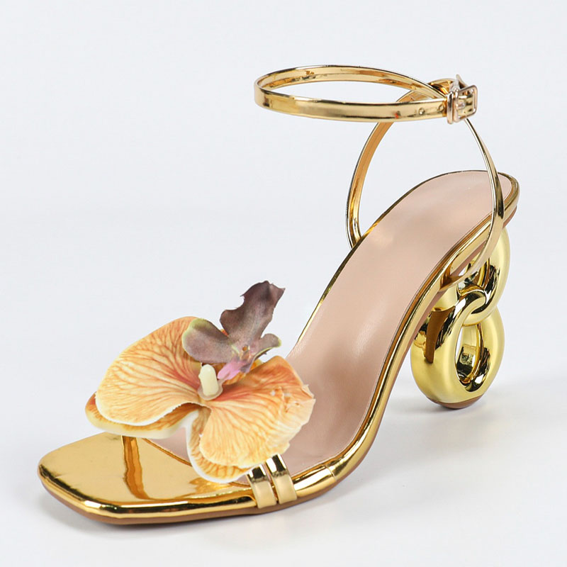 Sandal Aneikeh Golden Open Toe - Women'S Shoes Quality ulasan dan harga