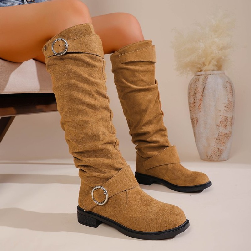 Sepatu Bot Setinggi Lutut Gaya - Knee High Boots Women ulasan dan harga