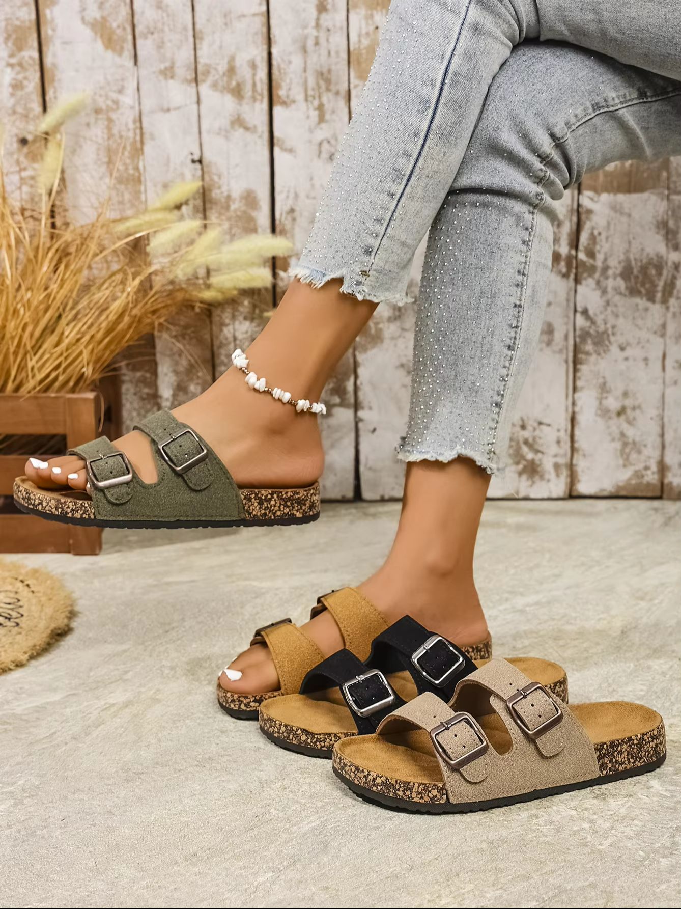 Sandal rumah yang nyaman untuk - Mule Slip On ulasan dan harga
